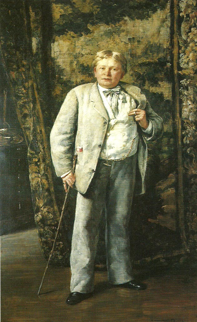 Ernst Josephson Portratt av Carl Skanberg